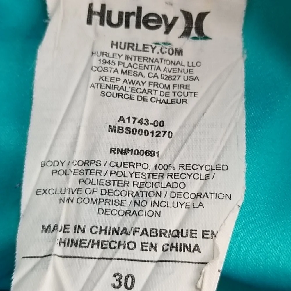 Hurley One and Only 2.0 Supersuede Board Short 30